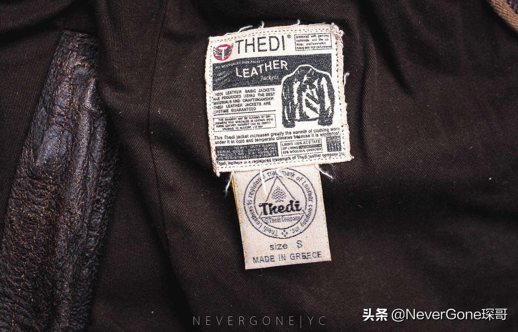 小众棕色短款皮衣,英伦机车皮衣推荐