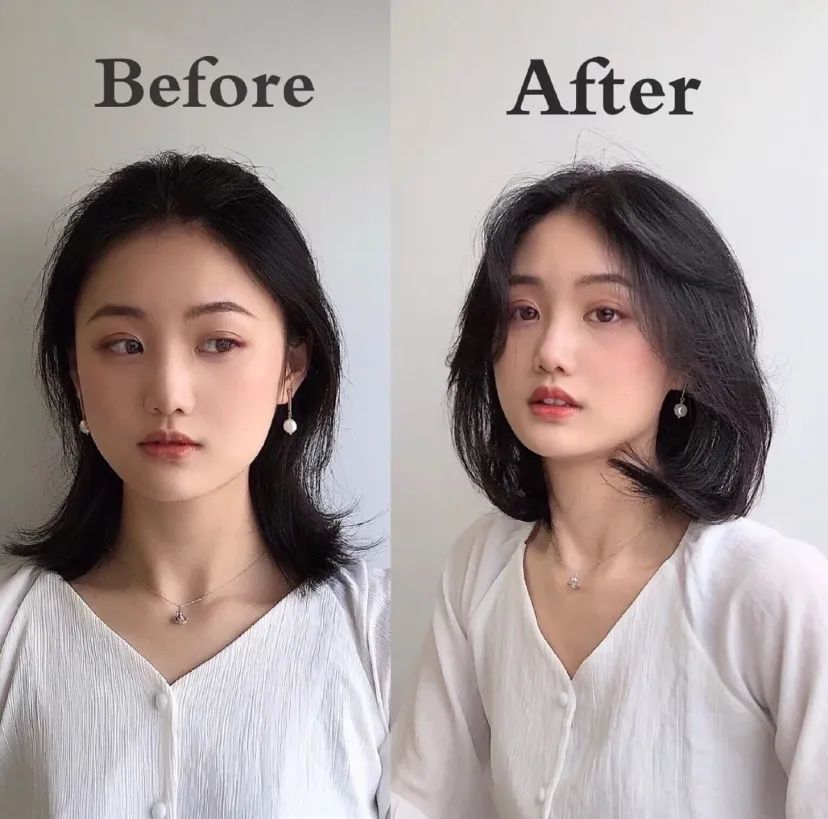 大圆脸型的女生适合剪短发,学生党剪短发适合大脸和长脸