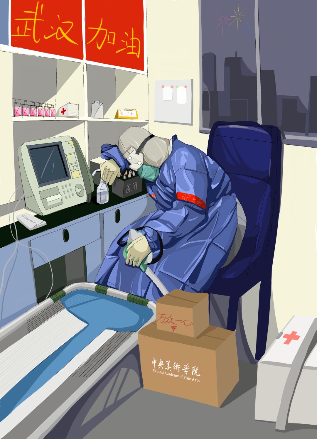 抗击疫情主题国画展,抗疫主题展览