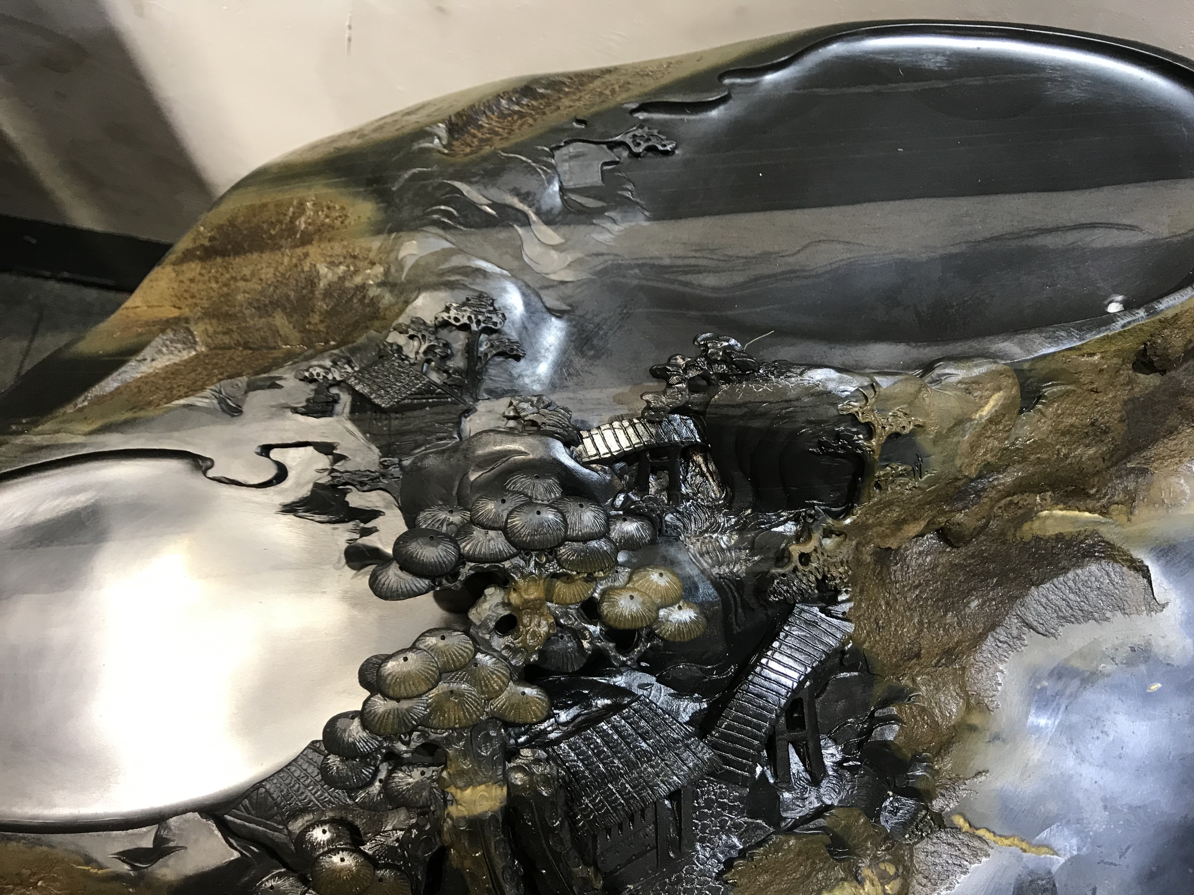 把石头雕刻成刀,把石头雕刻成工艺品