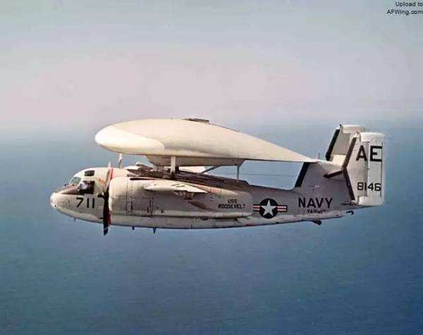 空警600预警机与e2c鹰眼预警机,美军e-2预警机