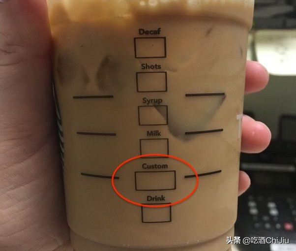 星巴克杯子上的图标红色,星巴克杯子上写的字母代表法