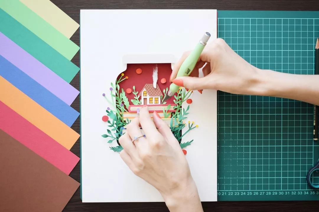 又好看又好玩的手工剪纸教程,剪纸手工教程复杂立体感强