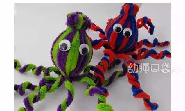 幼儿园用扭扭棒制作竹节虫,扭扭棒幼儿园简单玩法