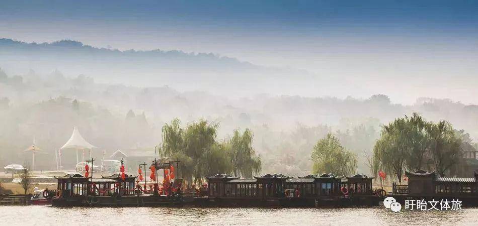 盱眙淮河镇美景,盱眙淮河边