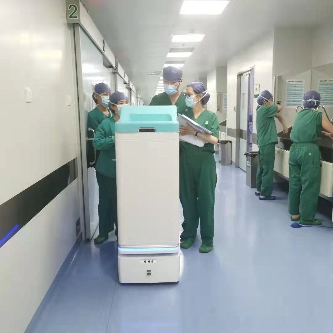 医院物流配送系统平台,医院机器人物流系统