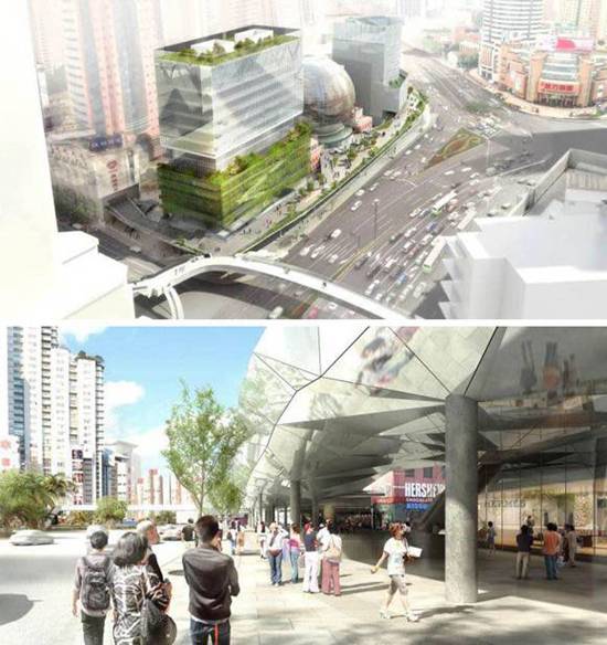 上海浦东江边升级改造,翻新城市旧地标