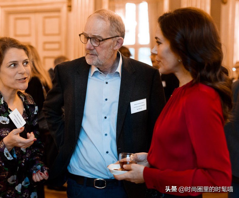 戴安娜王妃冬季百褶裙穿搭,玛丽王妃红色裙子图片