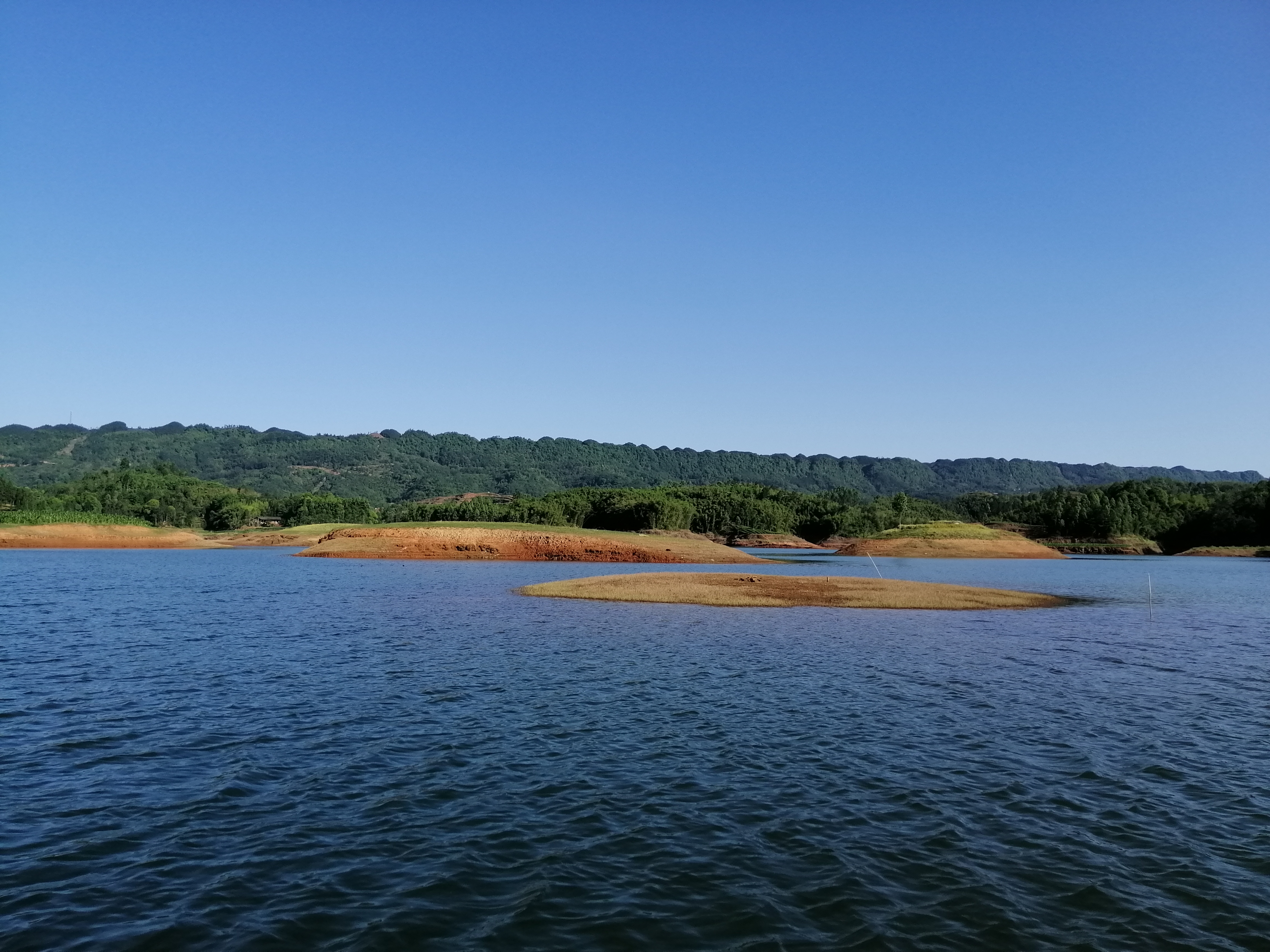 探钓深山水库,总岗山水库钓位