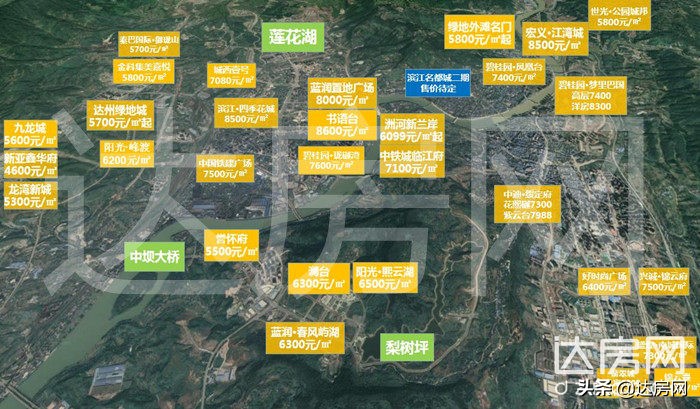 达州南外启悦府楼盘房价,达州阳光峰樾楼盘房价