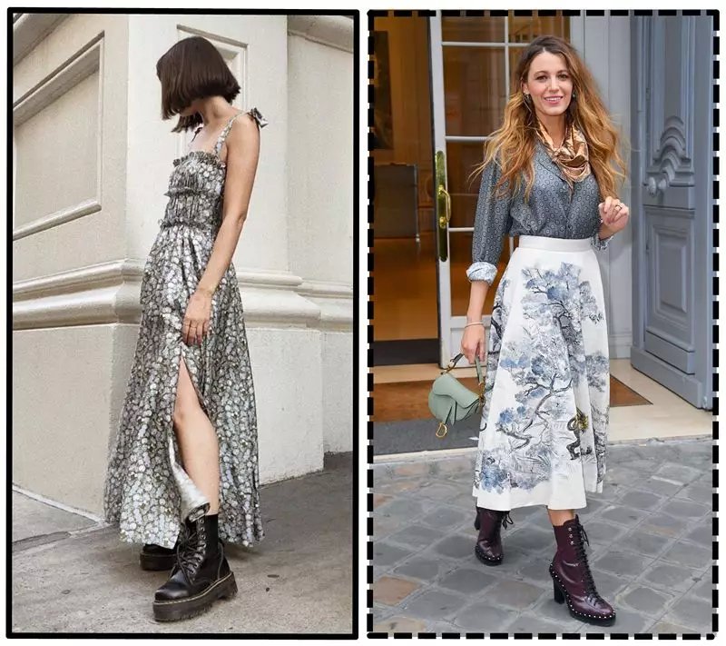 欧阳娜娜有多喜欢马丁靴,欧阳娜娜最新马丁靴