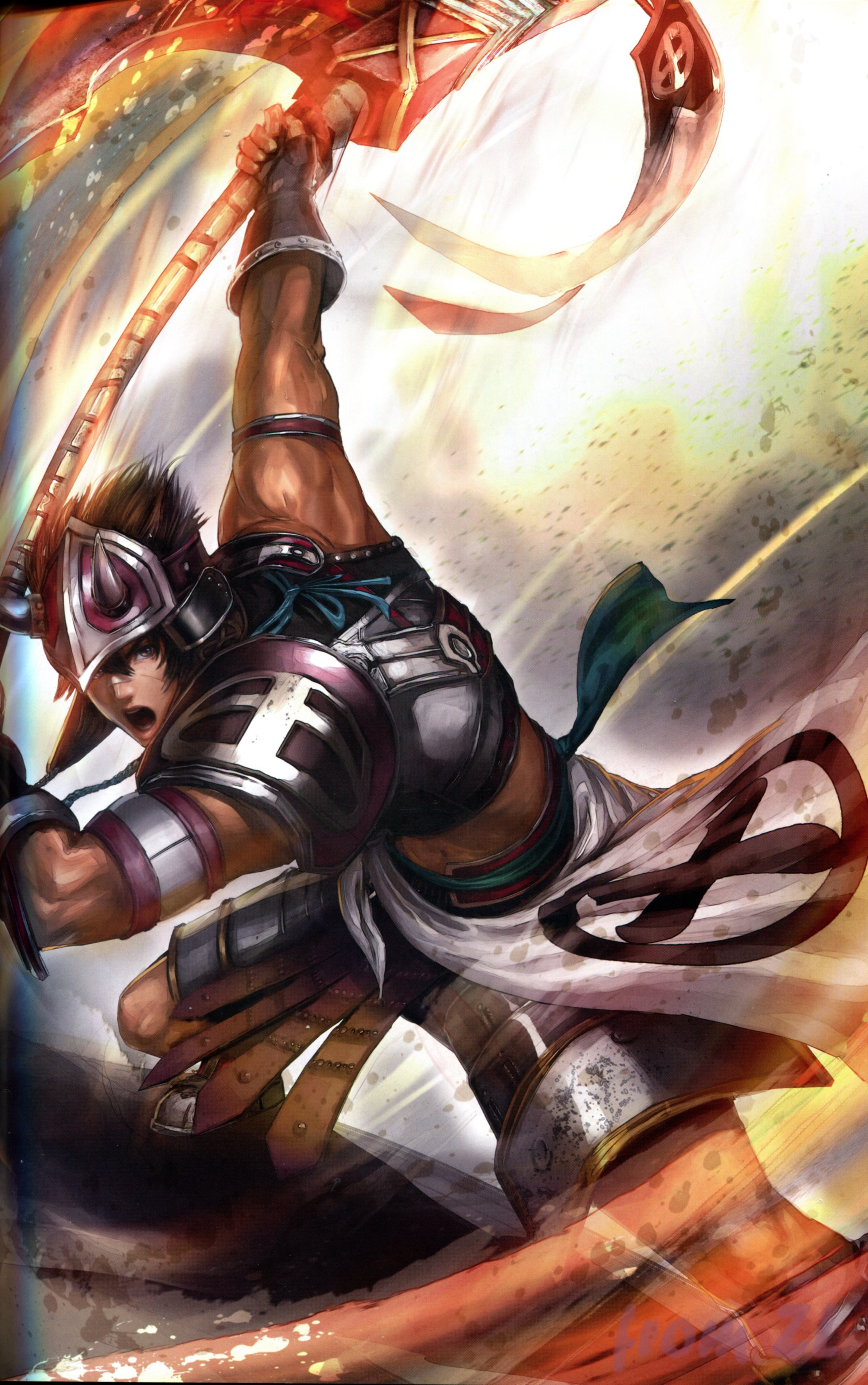 战国无双4设定角色原画集，神无双极意55名武将CG插画壁纸欣赏