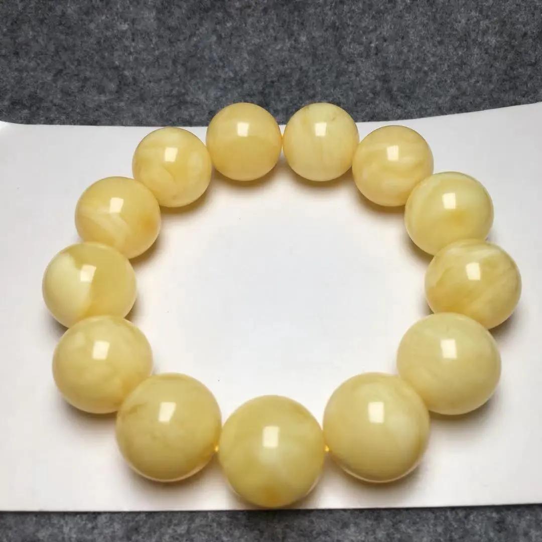 蜜蜡质感温润,蜜蜡的独特之美