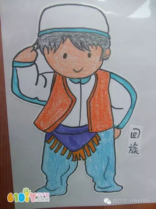 各族儿童简笔画的图片,56民族儿童简笔画大全