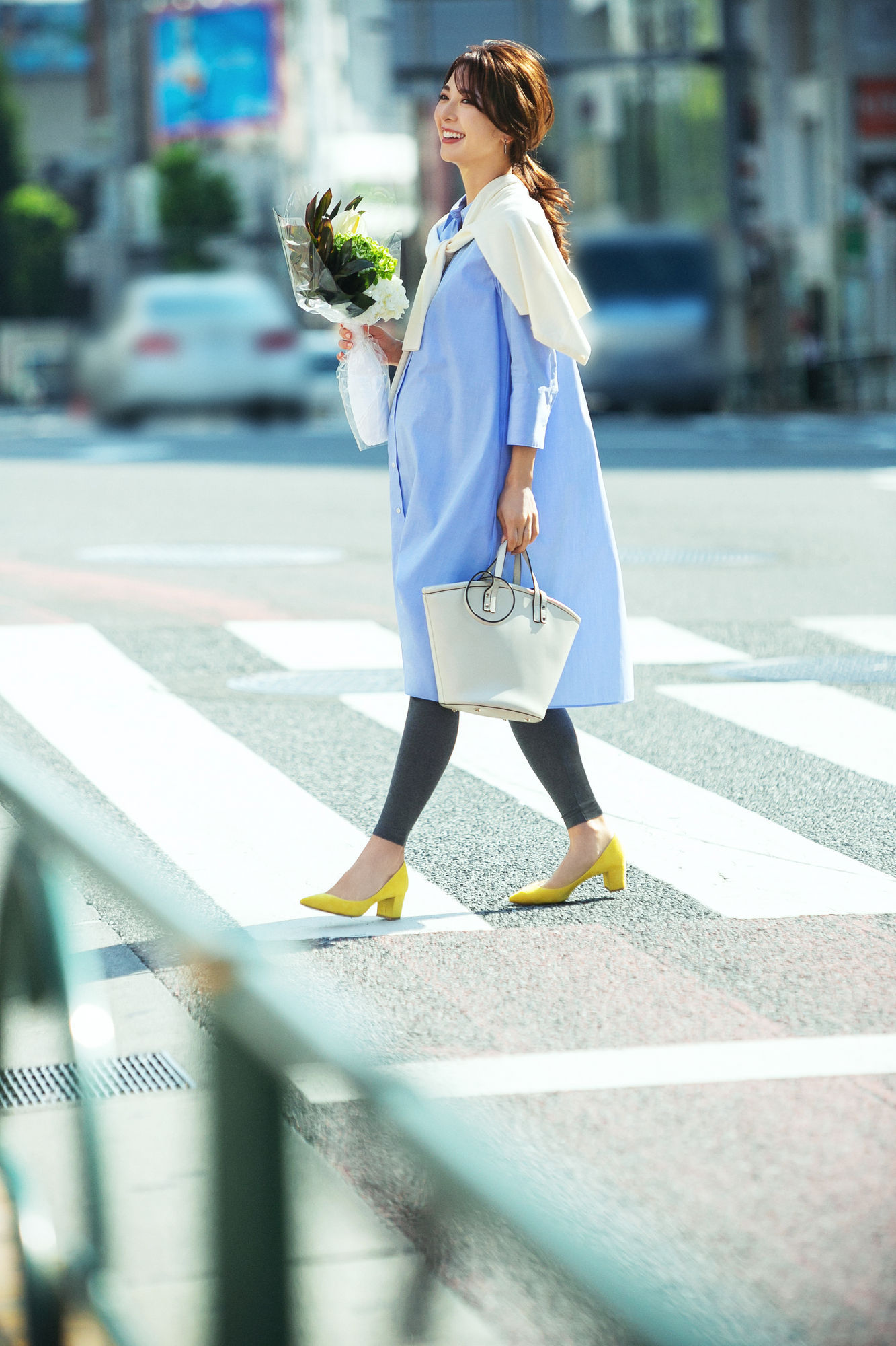 孕妇装后期秋季穿搭,孕期穿搭不显怀夏季