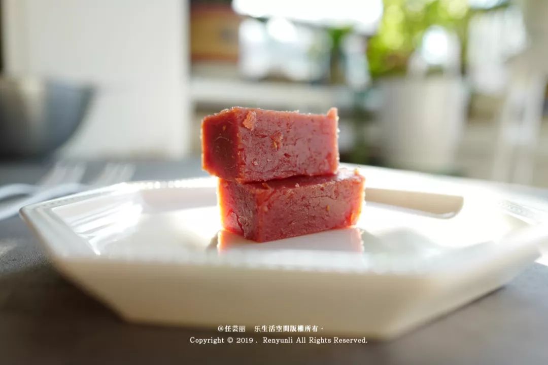 无水糕点,冬天里的山楂糕