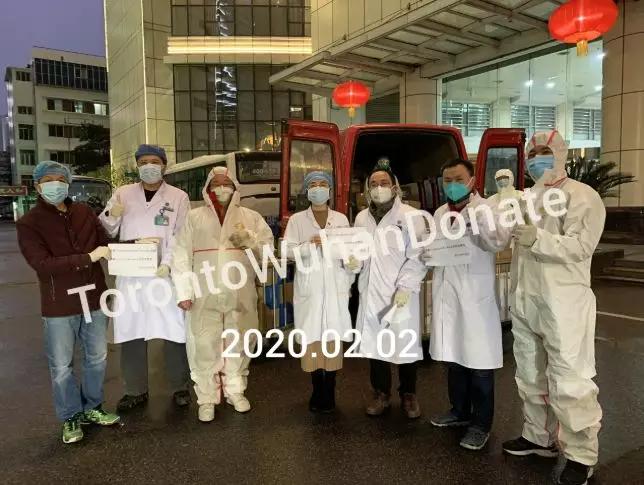 鼓舞人心！多伦多华人支援武汉的医疗物资，已交给协和医院