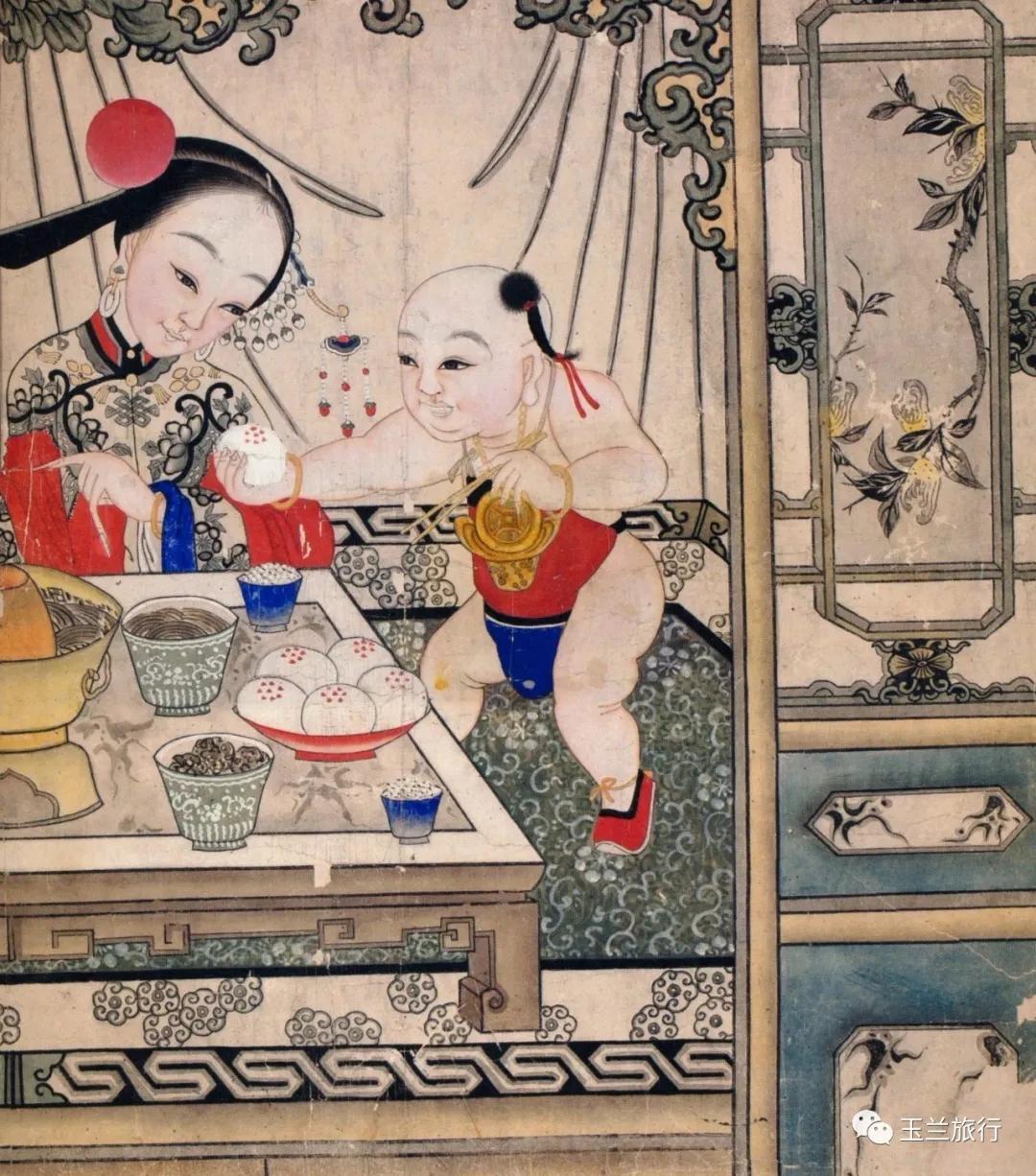 杨柳青木版年画传承及彩绘实践,100幅怀旧杨柳青年画欣赏