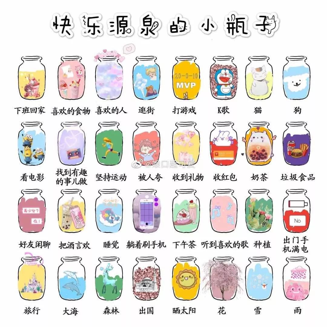 超火的小瓶子涂鸦原图,涂鸦小瓶子颜值原图