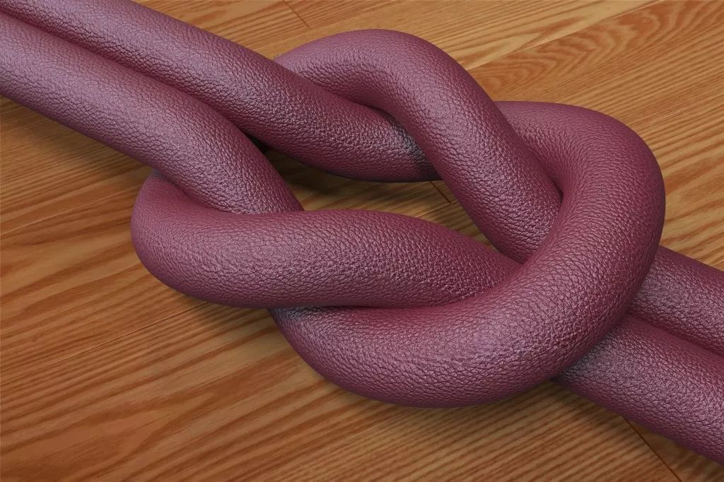 2018年12月图形汇总包含：打结的绳子、铁箍杯子、曲面五管连接