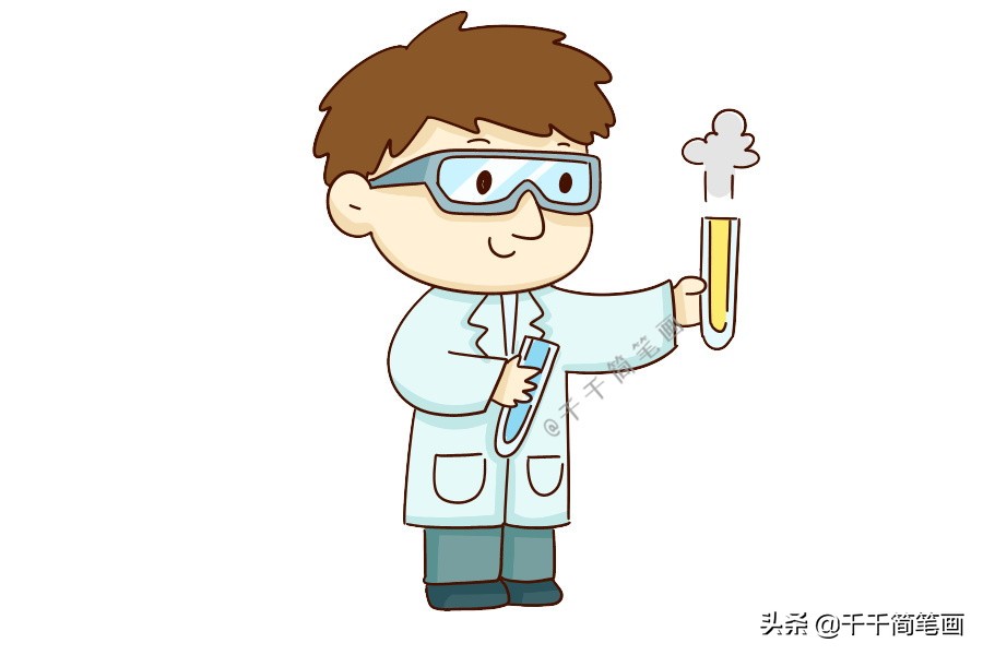 十种职业简笔画人物,100种职业简笔画