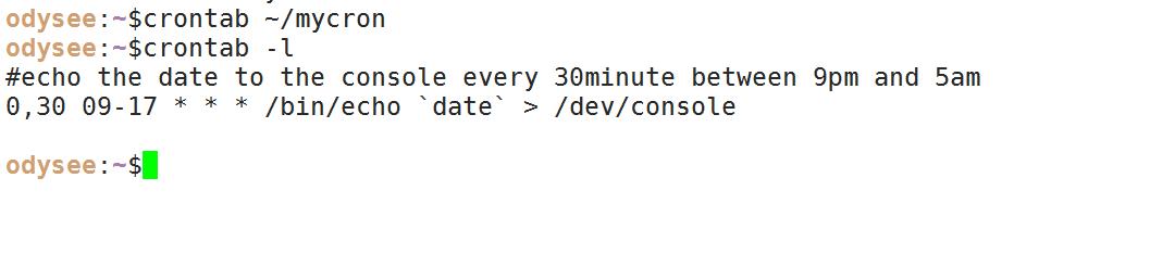 linuxcron定时任务,linux中crontab命令详解