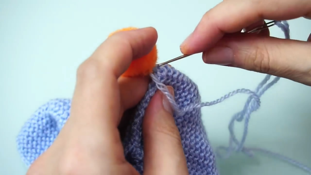 毛线手工编织婴儿帽,宝宝毛线帽钩织全过程