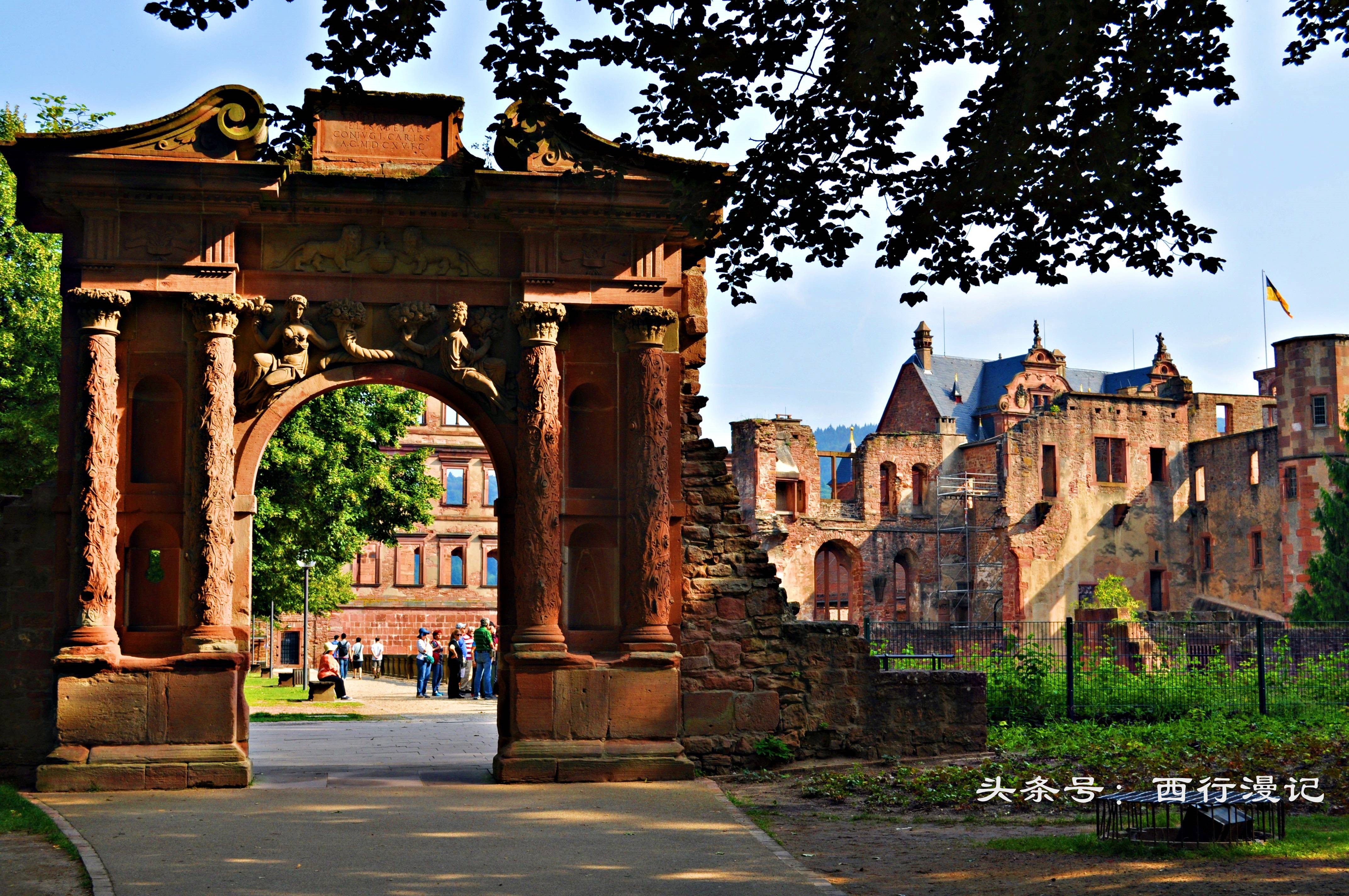 德国最美古城海德堡,青山绿水间的德国古城