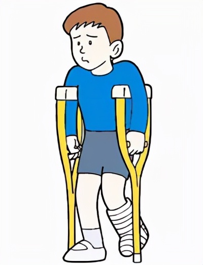 双侧腿拄拐的正确方法,下肢轻微负重拄拐的正确方法
