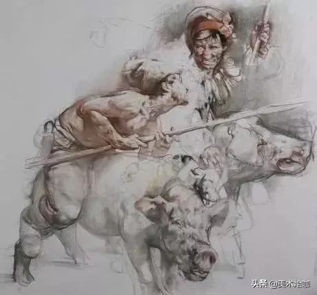 大师的素描线条,大师的素描几何体