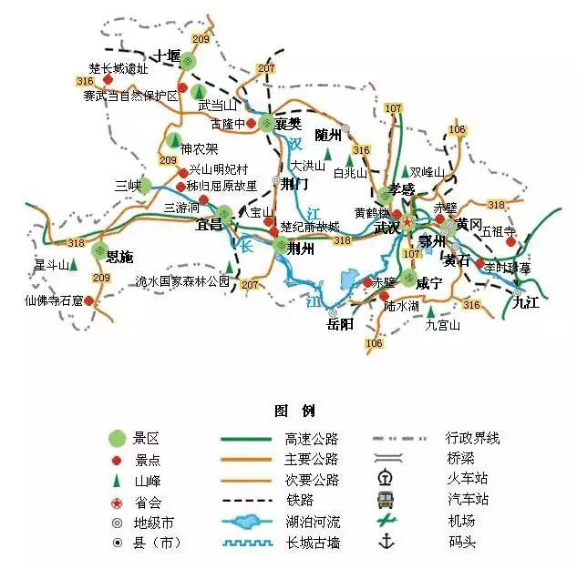 全国旅游景点详细地图大全,最新版中国各省市旅游景点地图