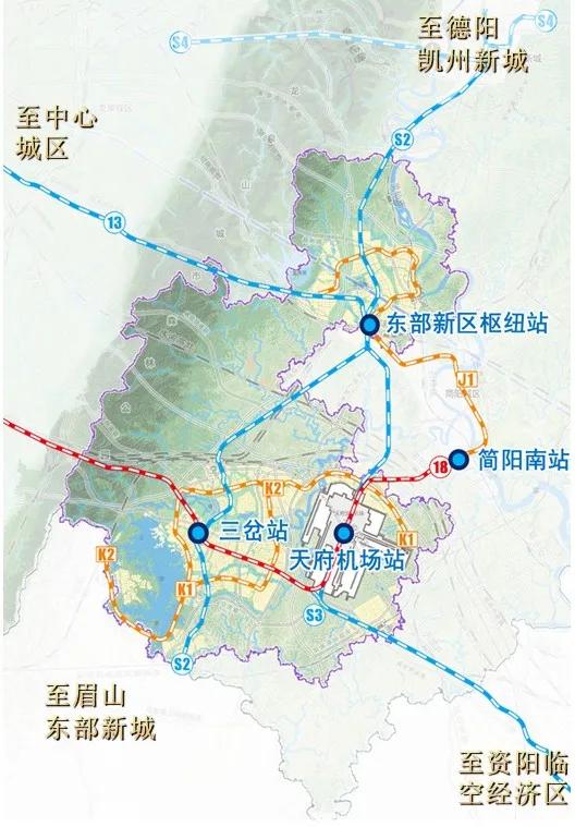 东部新区与天府新区,东部新区和天府新区