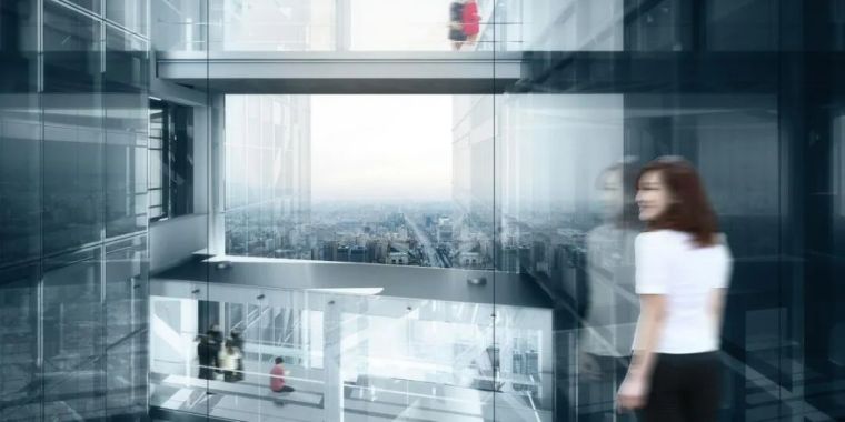 汉京金融中心钢结构,深圳汉京中心钢结构