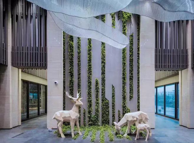 室内做的景观,室内景观打造过程