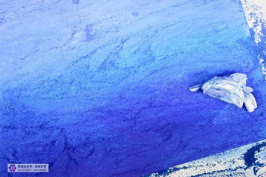 水粉点画法风景图片,水粉点画法风景