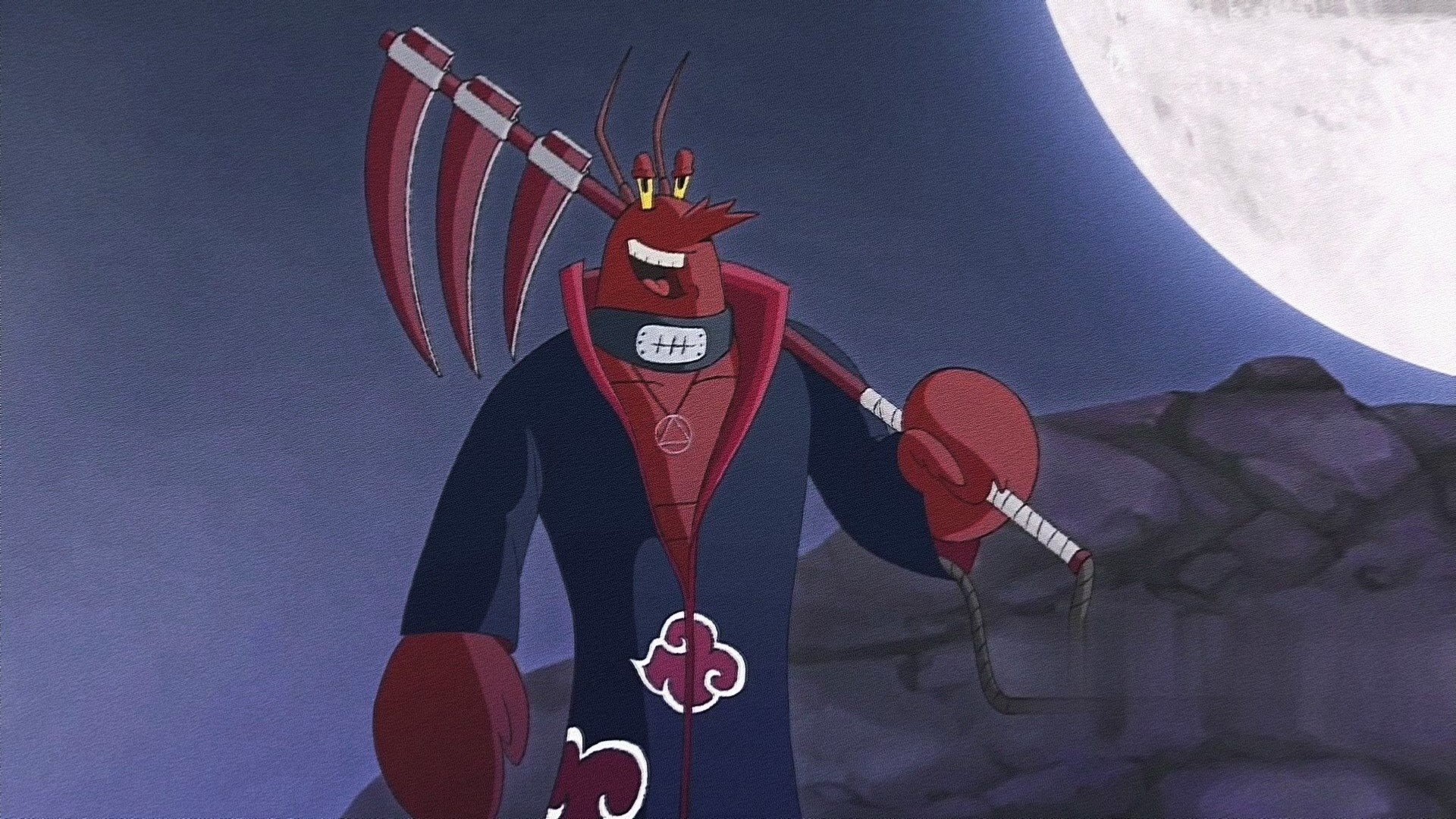 火影忍者海绵宝宝晓组织合照,派大星火影忍者晓组织原视频