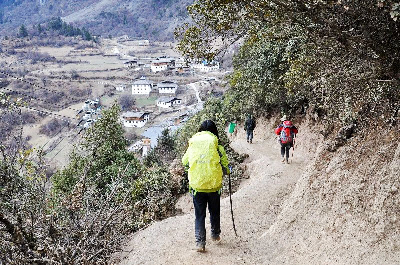 雪山脚下的雨崩村徒步,雨崩村徒步之旅