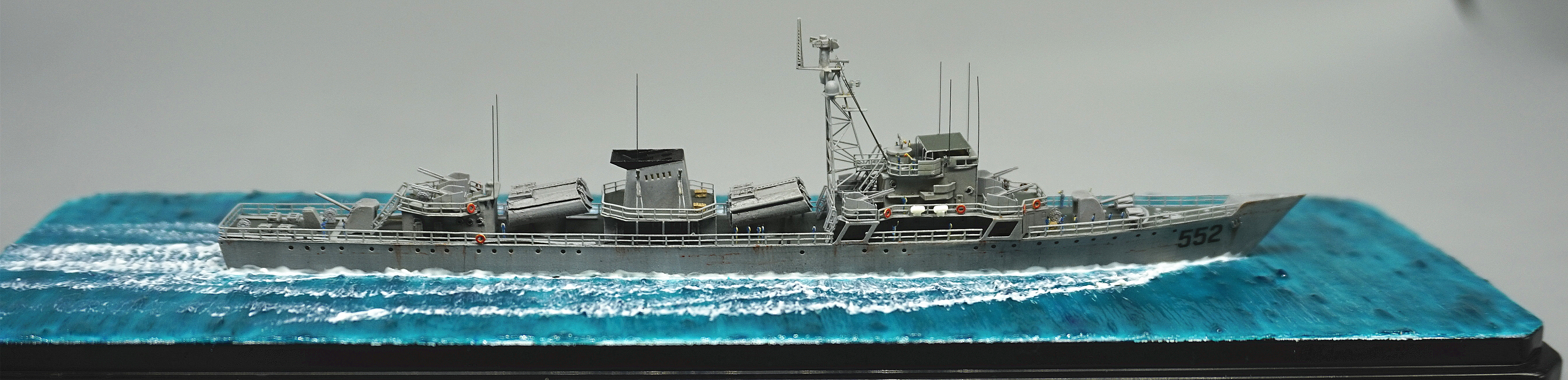 「手工船模」1/700宜宾号导弹护卫舰制作小记