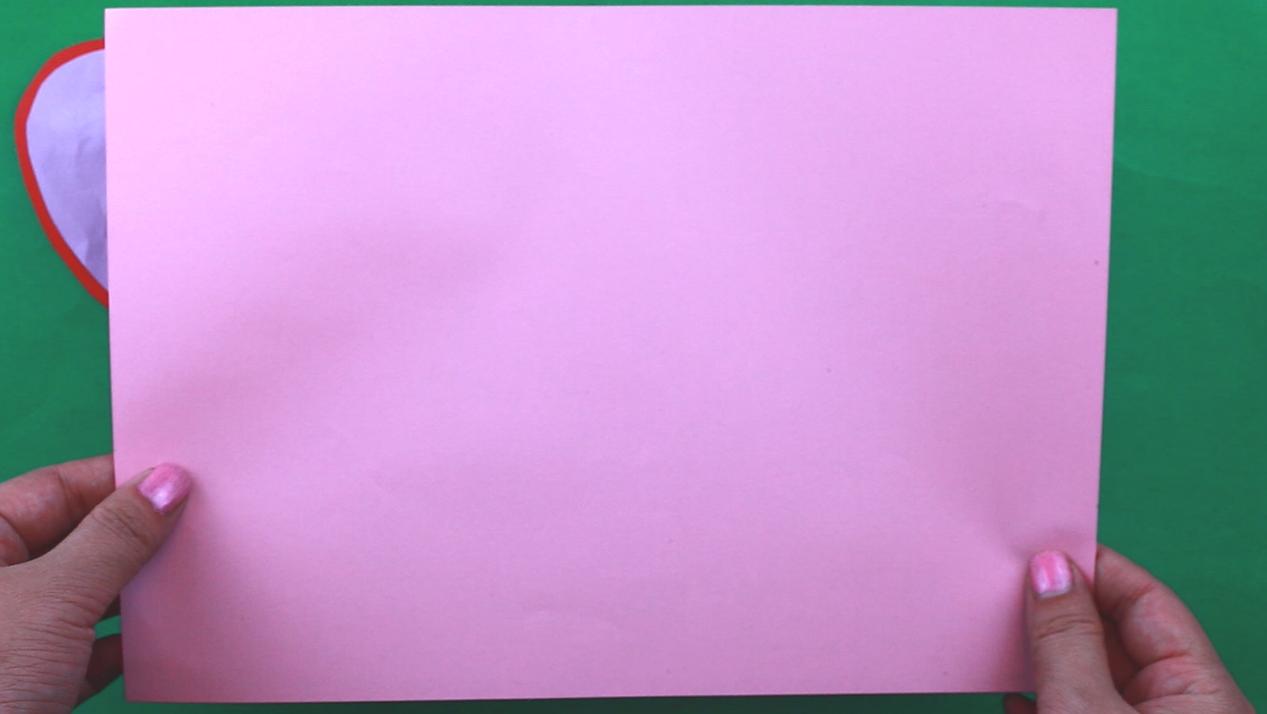 38女王节幼儿手工贺卡,亲子手工三八妇女节折叠花朵贺卡