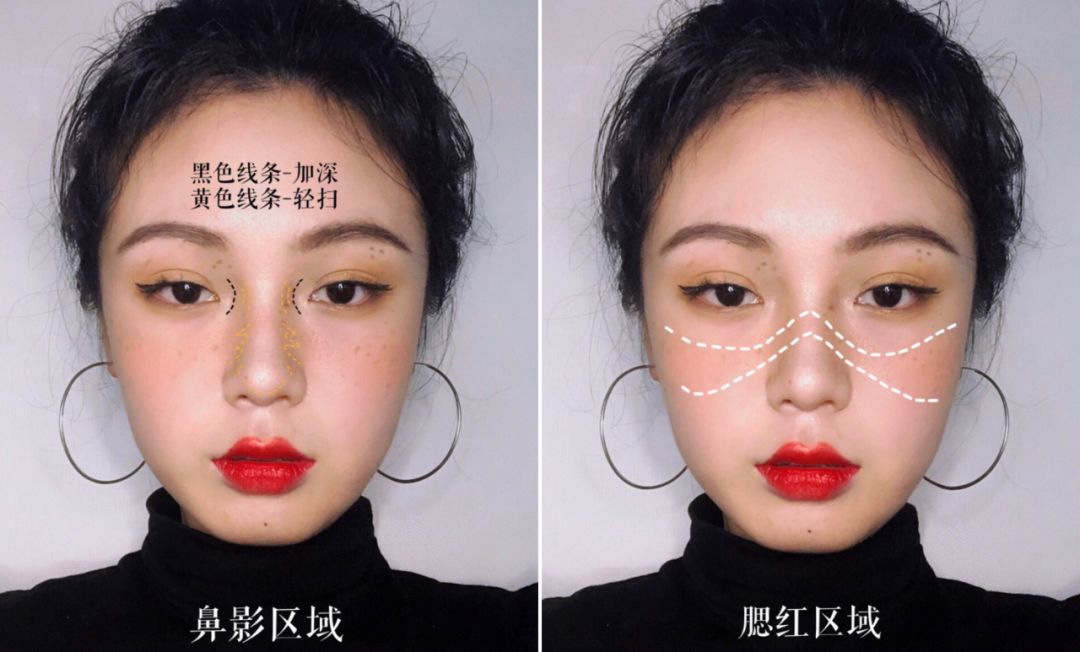 塌鼻子的女生怎么打扮自己,塌鼻子长相乖巧的女生怎么化妆