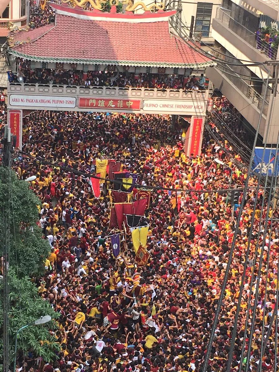 马尼拉黑耶稣 (马尼拉黑耶稣节路线)