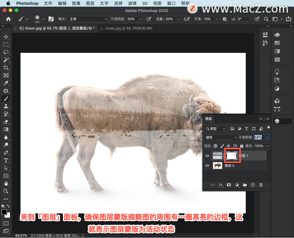 ps如何制作双重曝光的照片,ps中怎么创建选区