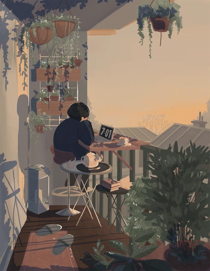 独处给我力量,独处让人心静