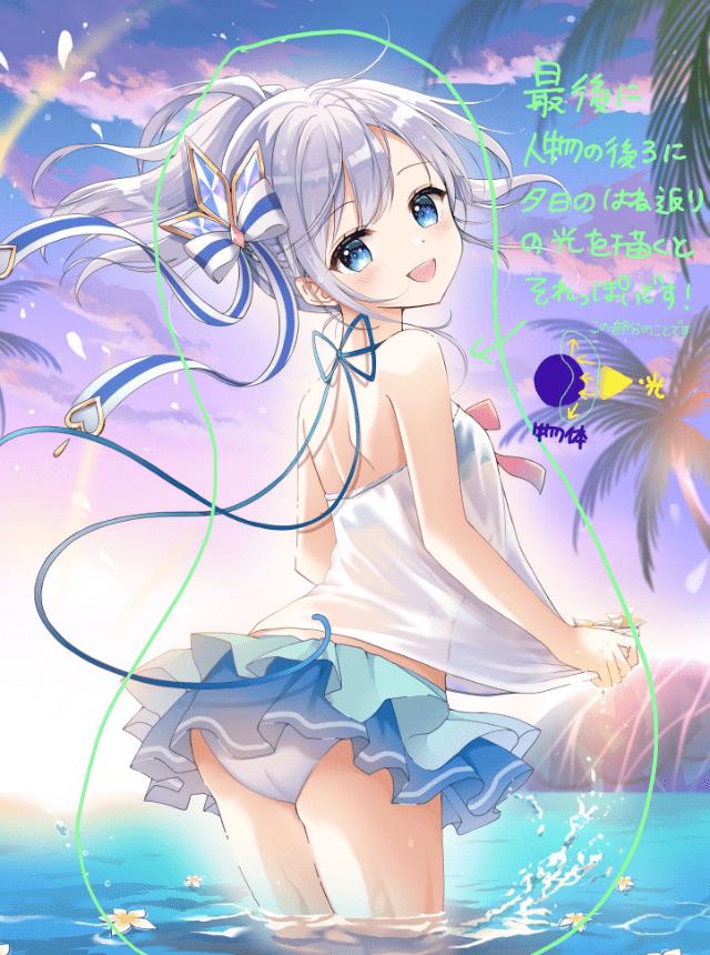 插画如何画朦胧画面,插画人物背景怎么画