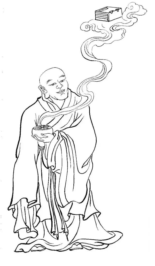 李公麟白描十八罗汉图,白描罗汉图全集