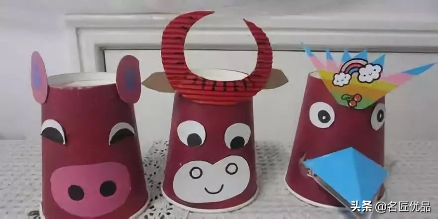 用两个纸杯手工制作纸杯娃娃,纸杯手工制作大全幼儿园手工