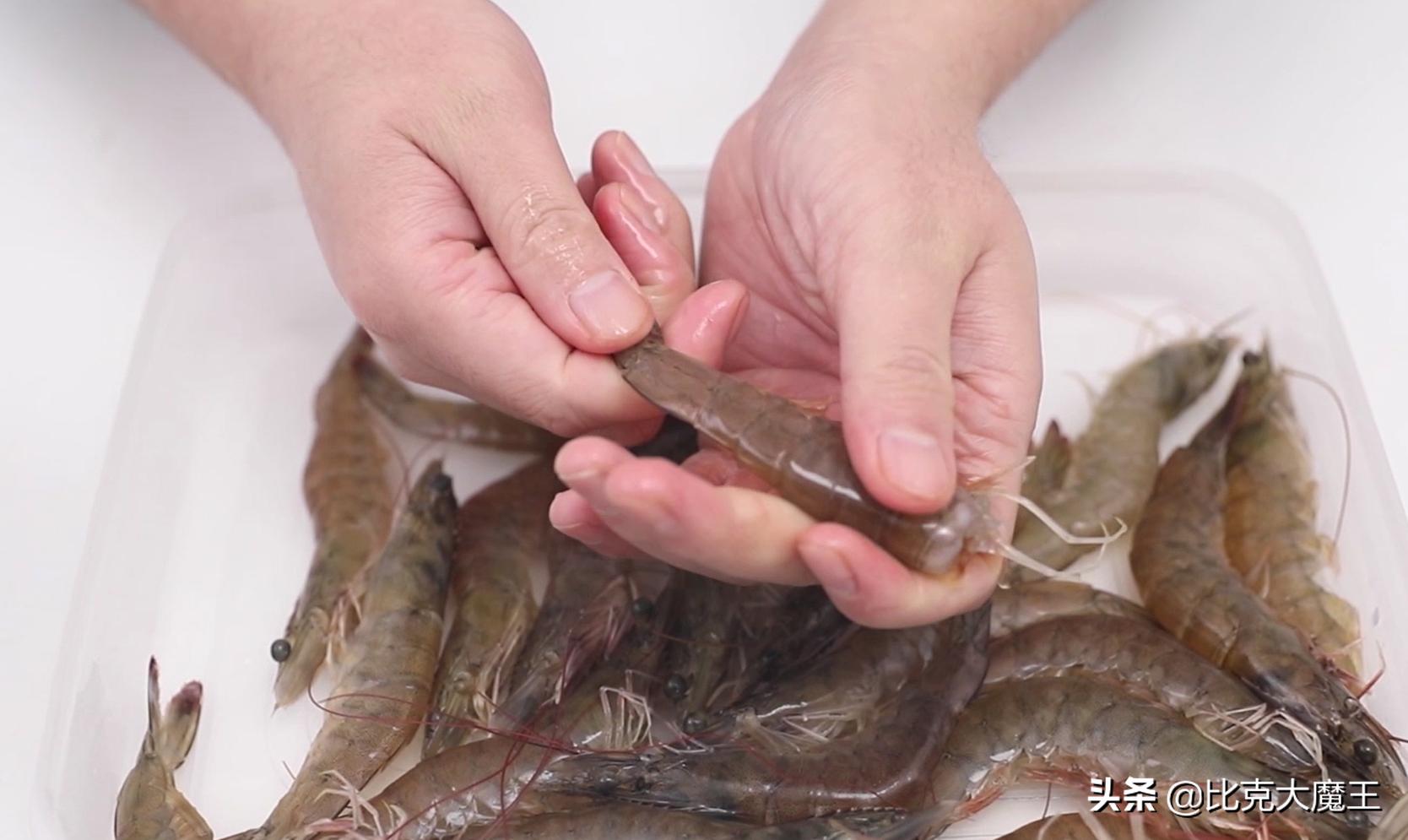 剥虾仁剩下的虾壳,活虾剥虾仁的技巧