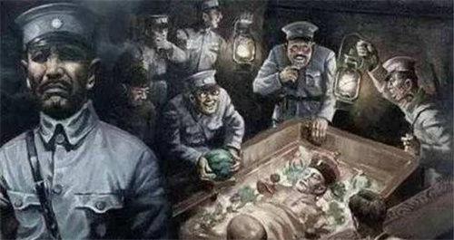 慈禧皇陵中出土的金丝玉衣,1984年考古专家打开慈禧棺椁