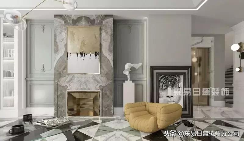 意式轻奢风50万预算,500平意式轻奢风