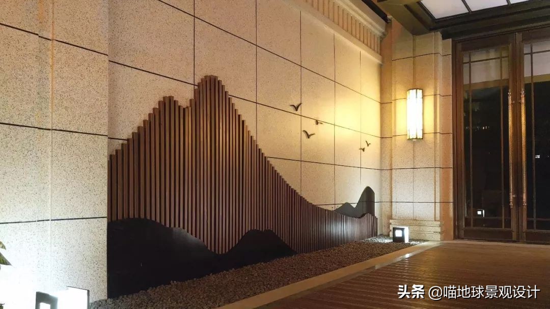 十个绝美别墅庭院墙设计,别墅边户庭院景观设计效果图